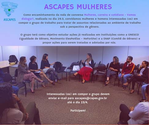 Convite para compor GT ASCAPES MULHERES