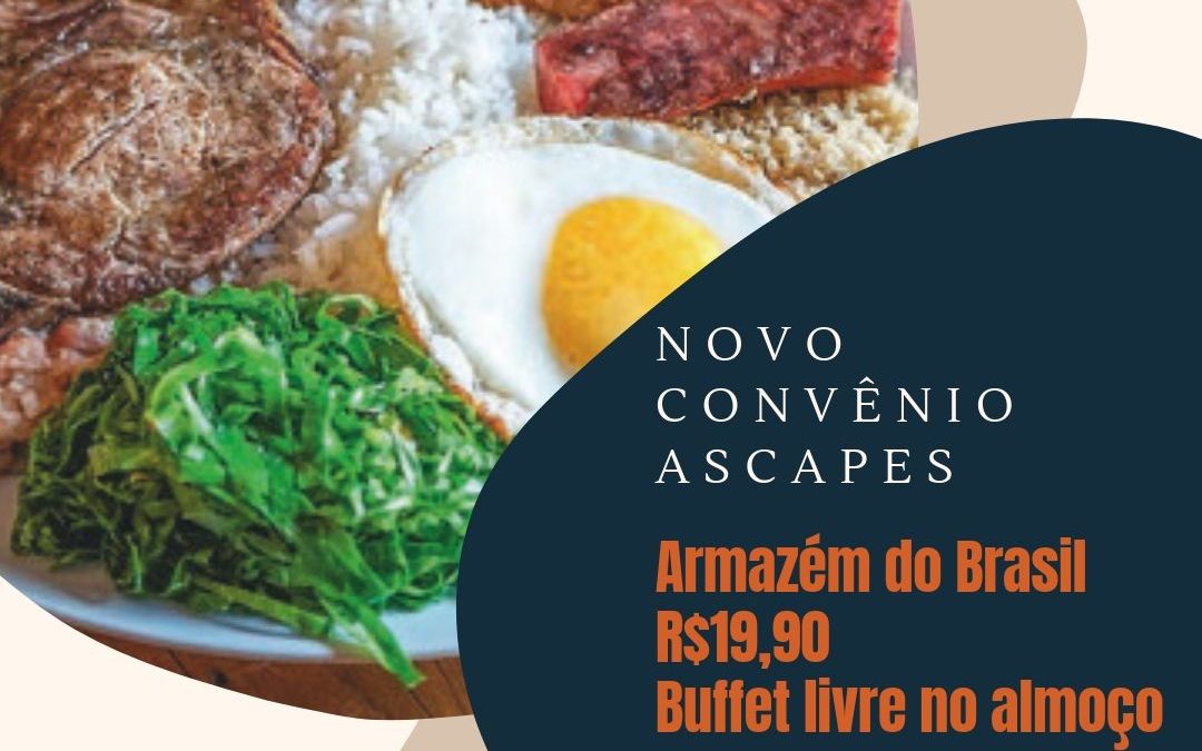 Novo convênio: ASCAPES e Armazém do Brasil