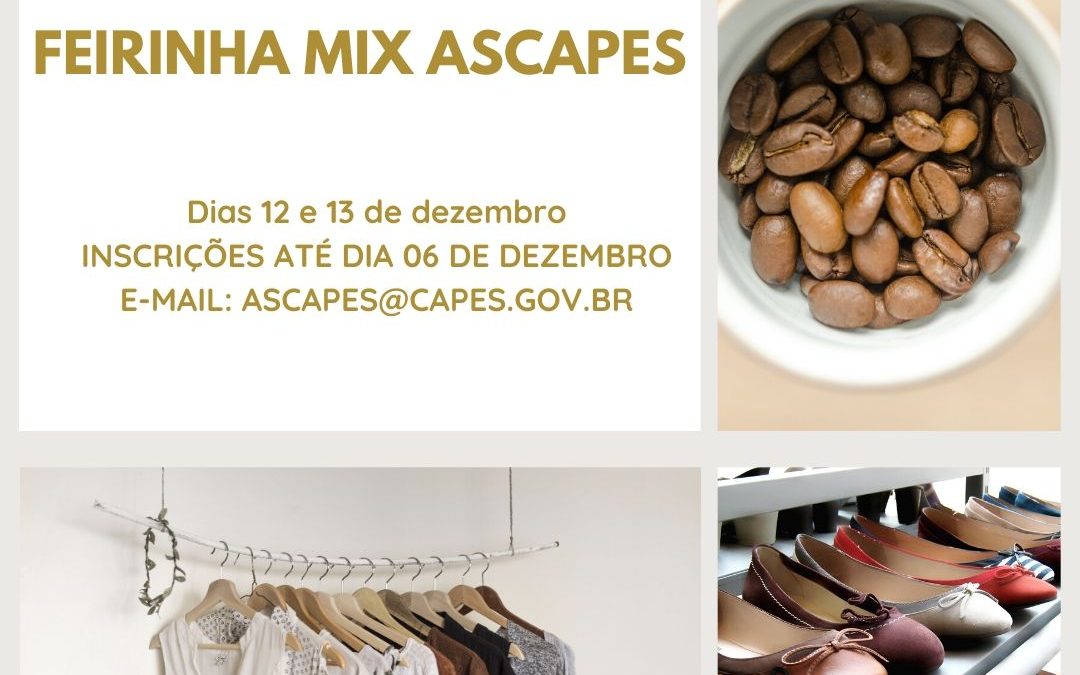 INSCRIÇÕES ABERTAS – Feirinha Mix – Dezembro