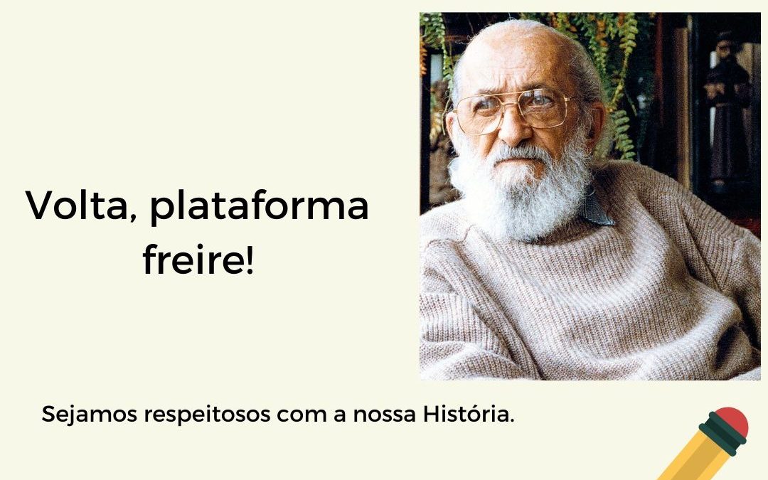 Volta, Plataforma Freire!