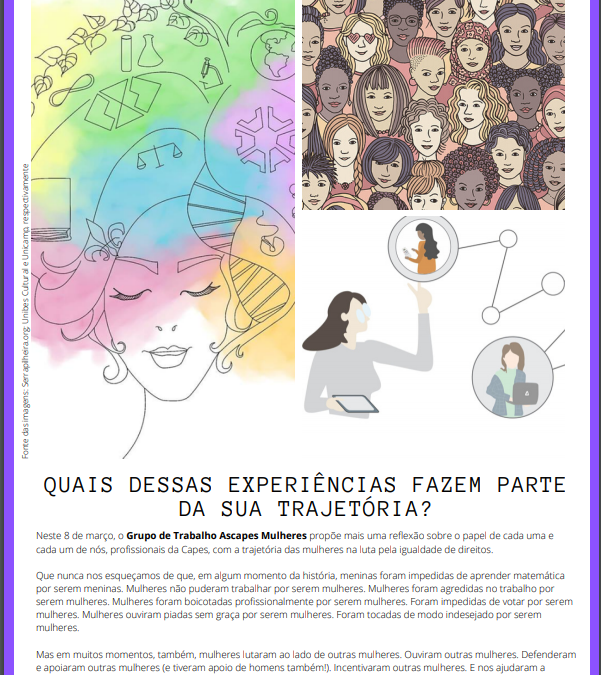Boletim 8M GT Ascapes Mulheres